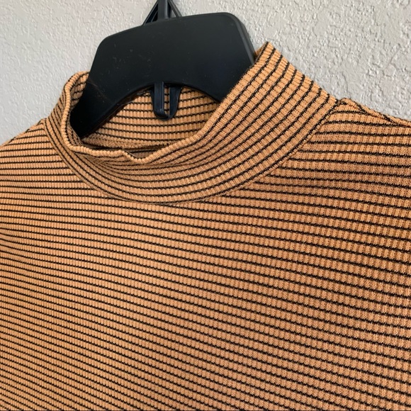 Aeropostale | Long Sleeve Seriously Soft Mock Neck Top | STRIPED - SMALL - Picture 7 of 10
